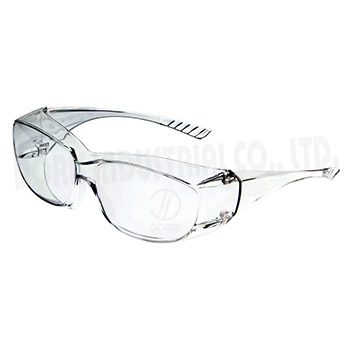 Sur les lunettes style lunettes de sécurité avec un design élégant