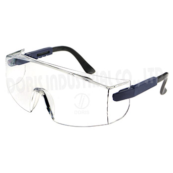 Wraparound industrial glasses
