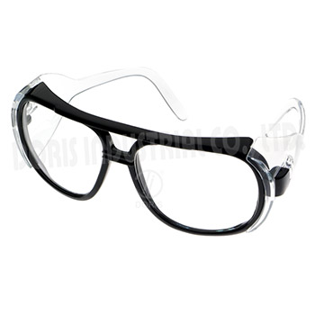 Protective spectacles with safety side-shields