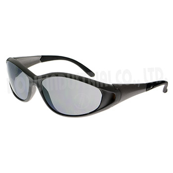 Full frame glasses with rubberised temple/frame