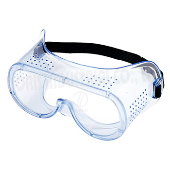 Safety goggles with direct vents
